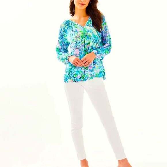 Lilly Pulitzer Winsley Top - Picture 1 of 6